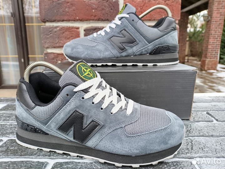 Кроссовки New balance 574 натуральная кожа