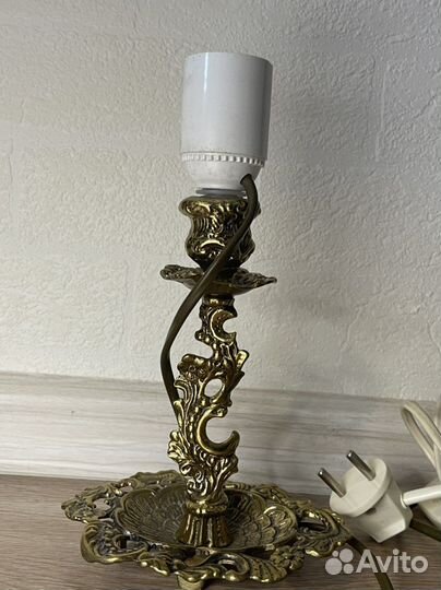 Абажур настольная лампа винтаж Европа