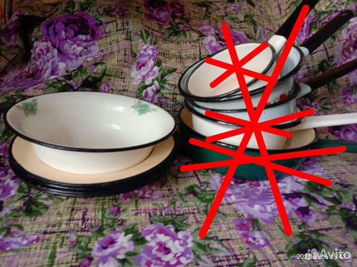 Эмалированная посуда СССР