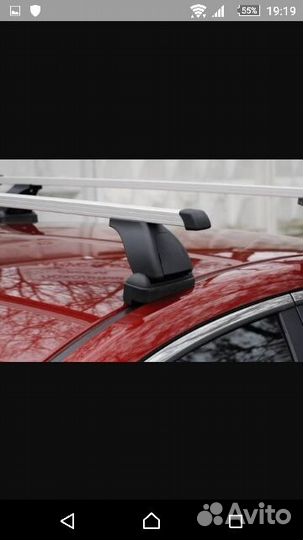 На Hyundai i30 багажник на крышу