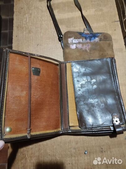 Планшет офицерский кожаный