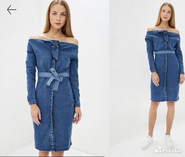 Джинсовое платье