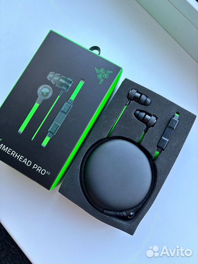 Наушники Razer hammerhead pro v2