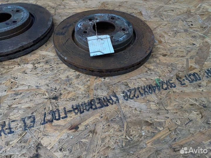 Диск тормозной (пара) Honda Cr-V III 2.4 I-vtec