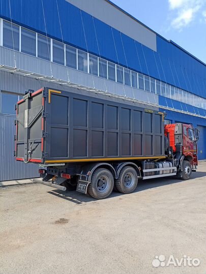 Ломовоз 30 м³ ПЗГТ на FAW 3250 с КМУ Велмаш-С, 2024