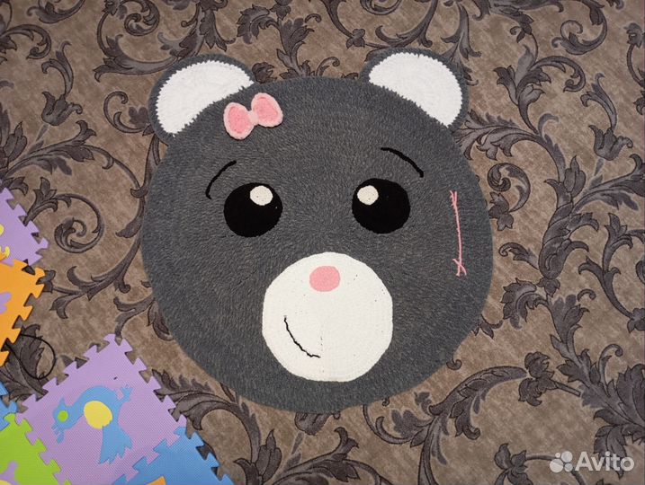 Коврик прикроватный плюшевый