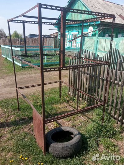 Каркас будки для уаз. + небольшая буржуйка