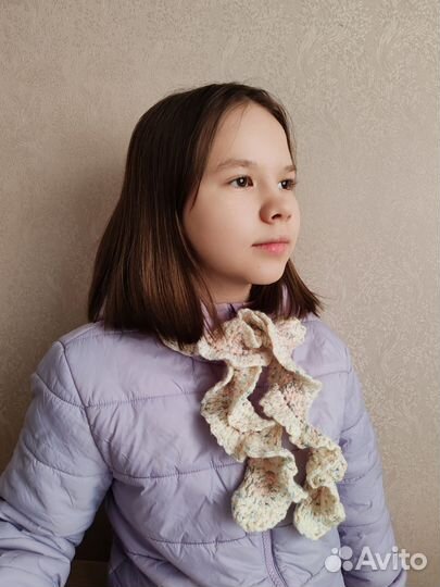 Шарф вязанный ручной работы