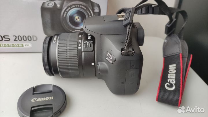 Canon 2000D kit в коробке, как новый