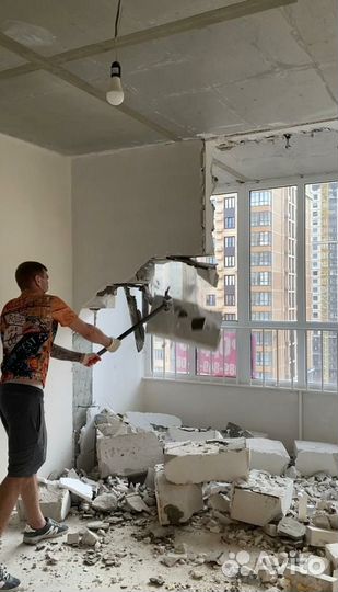 Снос дома/демонтаж дома/вывоз своей техникой 20м3