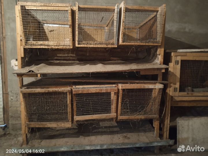 Клетки для кроликов большие