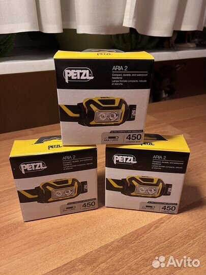 Налобный фонарь petzl aria 2 450LM