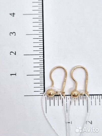 Золотые серьги
