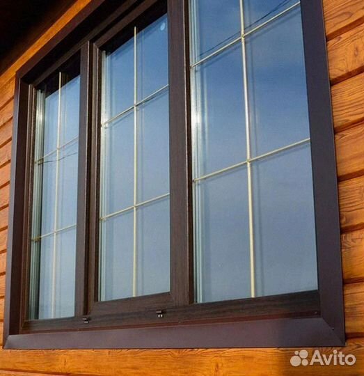 Окна пвх на дачу, окно 2х створчатое, 3х створчато