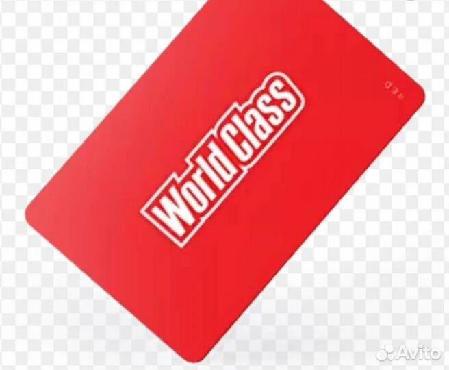 Клубная карта в фитнес клуб World Class