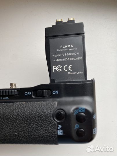 Батарейный блок для canon 600d, 550d