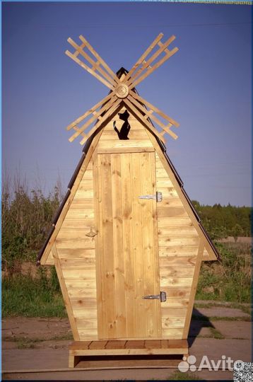 Уличный туалет с установкой