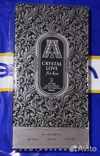 Духи attar crystal love for him