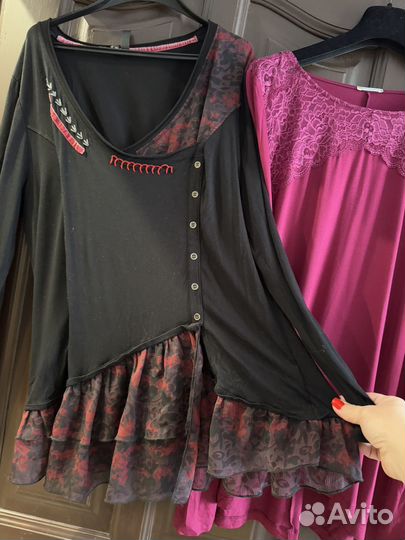 Блузка туника женская привозная 56