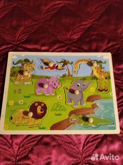 Деревянные пазлы