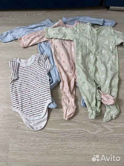 Детские вещи для новорожденных пакетом 56 - 62