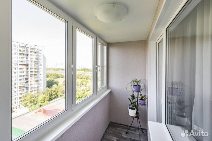 Теплое остекление Г-образного балкона