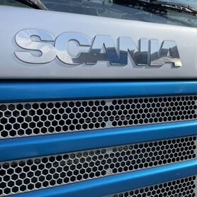 Накладка на капот Scania.Нержавейка