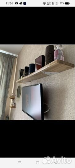 Полка из слэба навесная