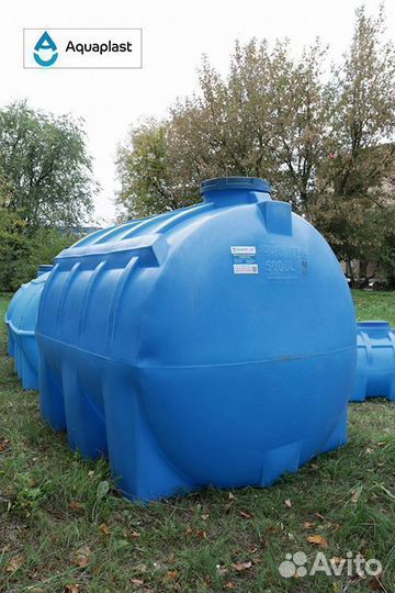 Резервуар пластиковый 5 тонн для гсм и топлива (го