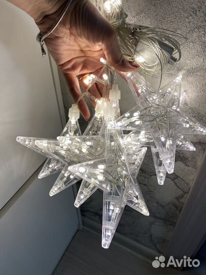 Электрогирлянда занавес 