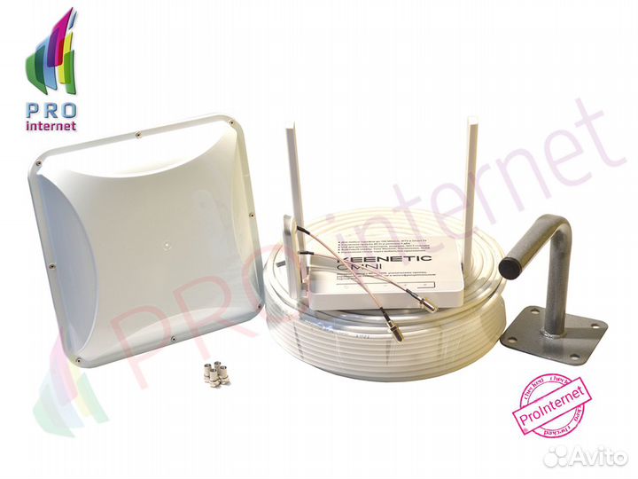 Комплект для усиления сигнала 3G/4G PI-1-15M