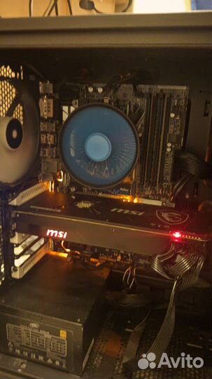 Игровой компьютер 14 ядер 16Gb DDR4 1Tb SSD RX580