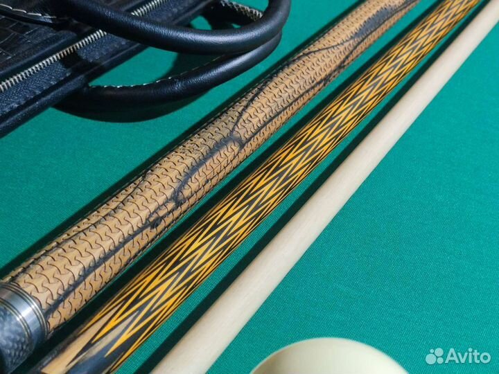 Бильярдный Кий Трехсоставной Лунный Эбен