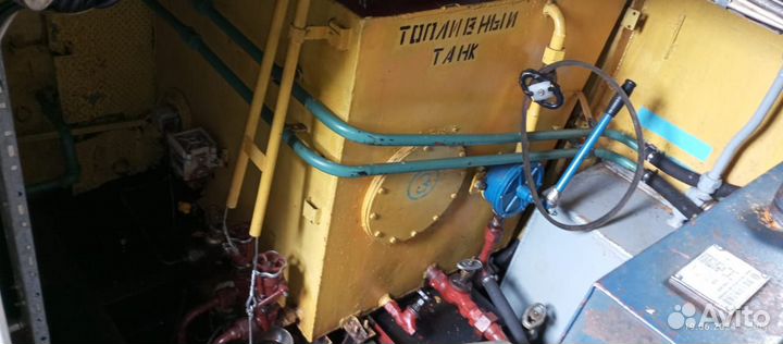 Маломерное буксирное судно. Теплоход 