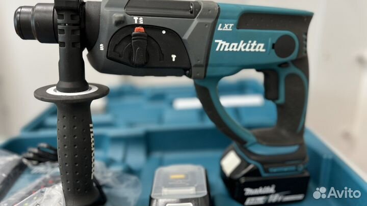 Перфоратор Makita DHR 202 RFE 2 аккумулятора