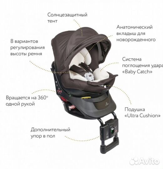 Детское автокресло ailebebe Carmate Kurutto