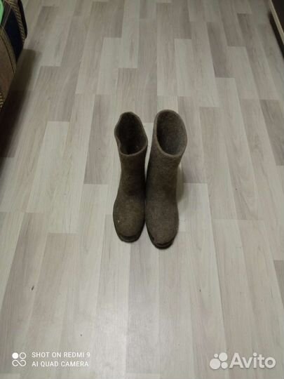 Валенки мужские на резиновой подошве