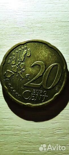 Монета Австрия 20 евроцентов 2004