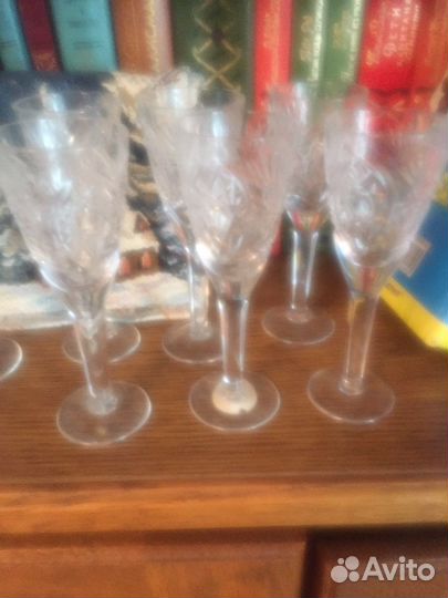 Стопки рюмки хрустальные Брянского завода СССР