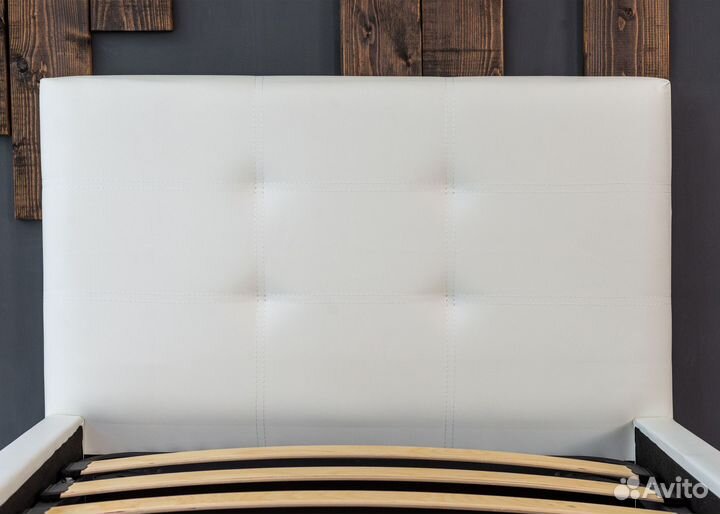 Кровать 90х200 с подъёмным механизмом белая Роза