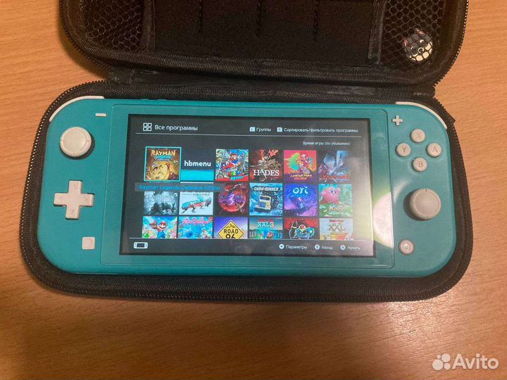 Nintendo switch lite прошитая чип 32gb+128gb