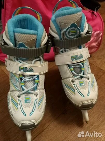 Коньки фигурные раздвижные 29-32р fila