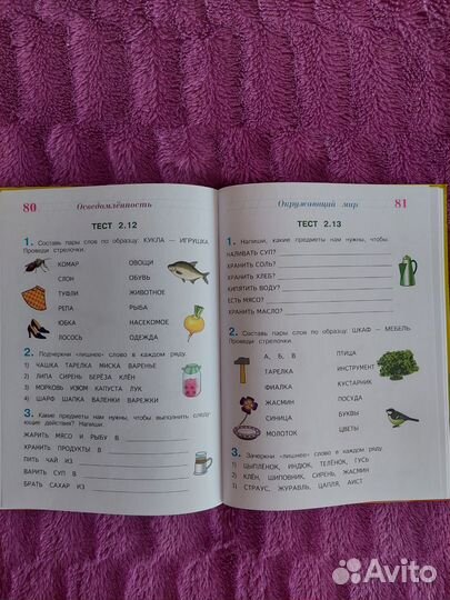 Комплект книг Ломоносовская школа 6- 7 лет