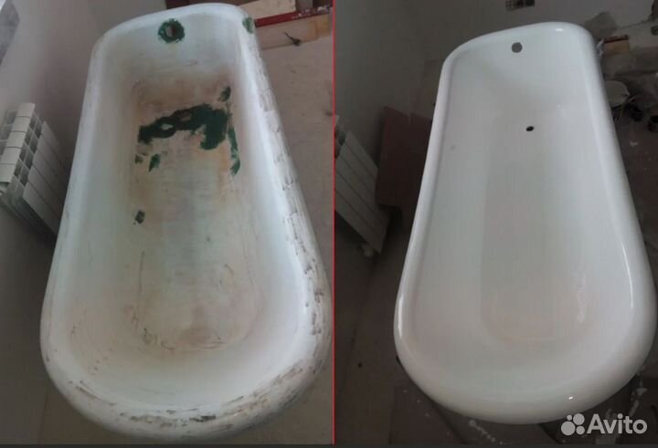 Реставрация ванн, Жидкий акрил