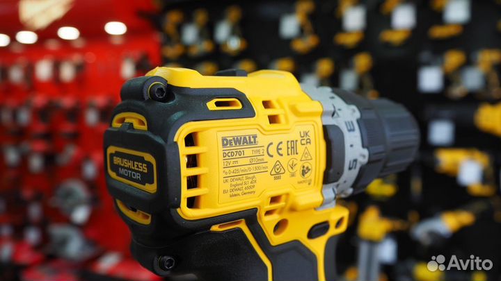 Аккумуляторный шуруповёрт DCD701D2 DeWalt