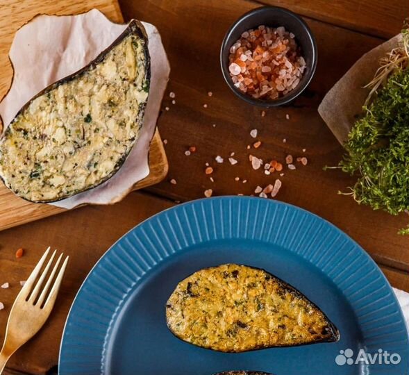 Мидии фаршированные палтусом