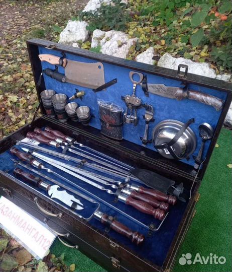 Шампура подарочные в кейсе