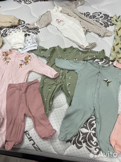 Одежда для новорожденных пакетом на девочку