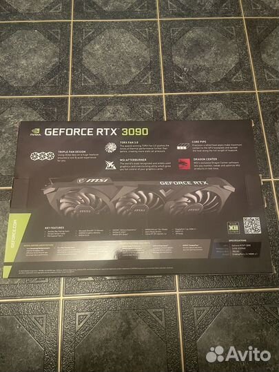 Видеокарта MSI nvidia GeForce RTX3090