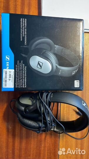 Наушники sennheiser hd 206